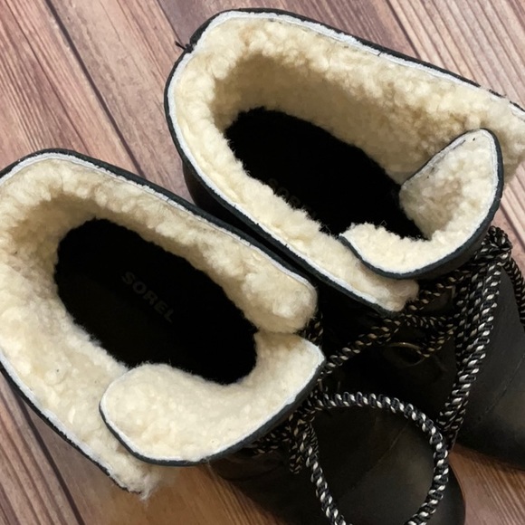 Sorel Joan of Arctic Wedge Shearling Boot in Black - Picture 11 of 13